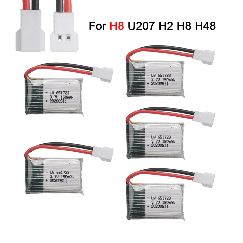 Rc Hobby Airplanes - 3.7v 150mahリポRCドローンバッテリー H2 H8 H48 U207