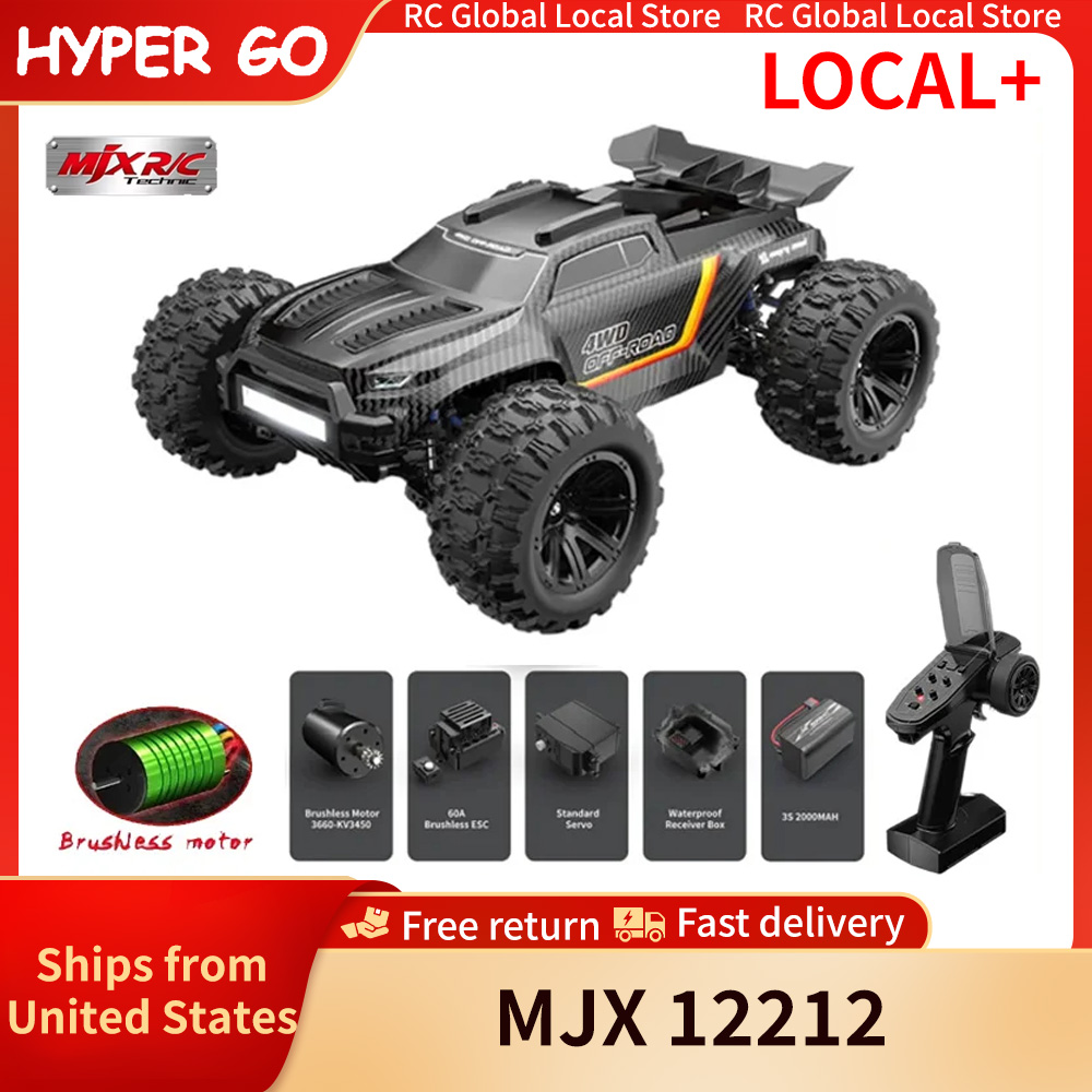 Rc Hobby Pro - ハイパーゴー MJX 1:12 12212 リモートコントロールカー モンスタートラック