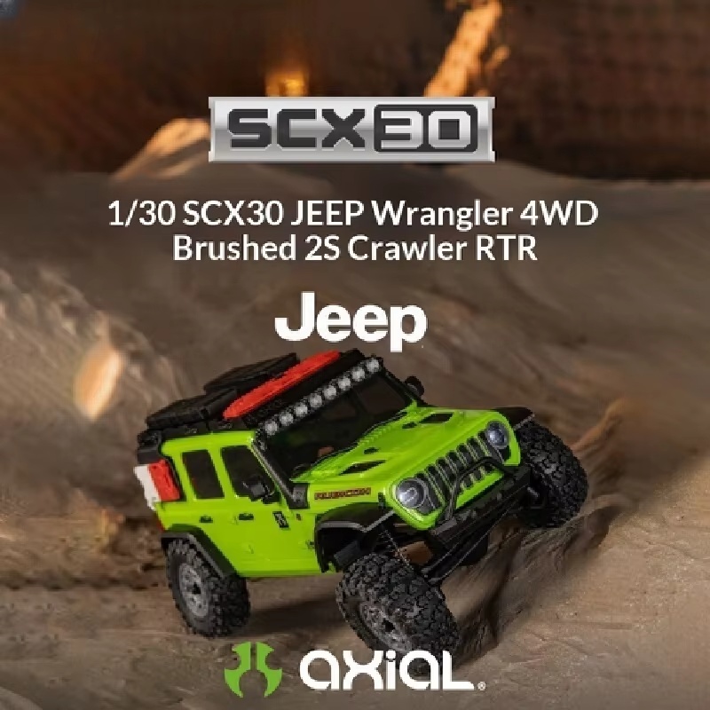 Rc Hobby Jeep Wrangler - AXIAL 1/30 SCX30 ジープ ラングラー RCクローラー