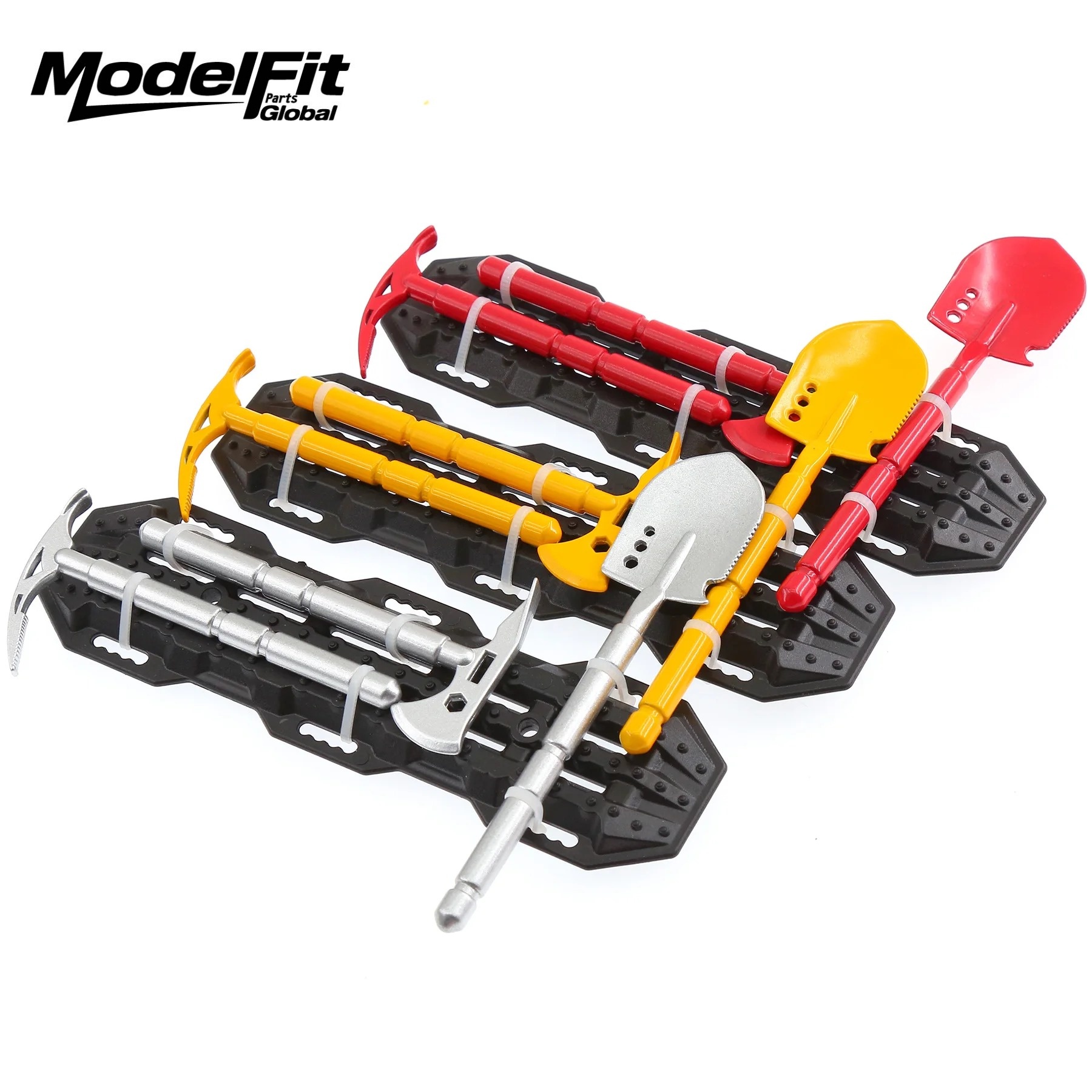 Rc Hobby Room - シミュレーションシャベル斧つるはし滑り止めボード装飾部品付き 1/10 1/8 スケール RC クローラー
