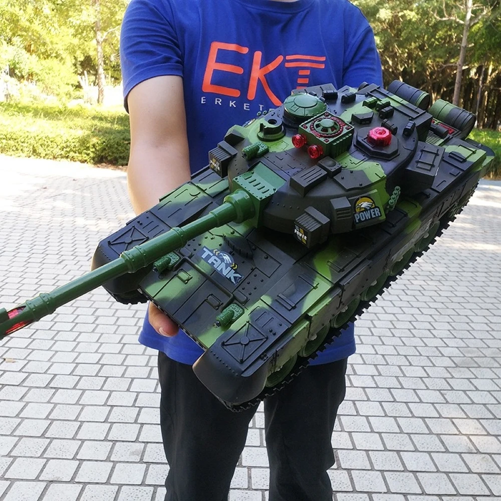 Rc Hobby Country - ミニチュアのリモートコントロール車両,1:12と44cmのおもちゃのタンク,軍用戦車,男の子へのギフト