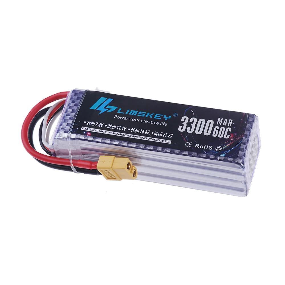 4S LiPo バッテリー 14.8V 3300mAh 60 - Rc Hobby Airplanes のレビューと価格