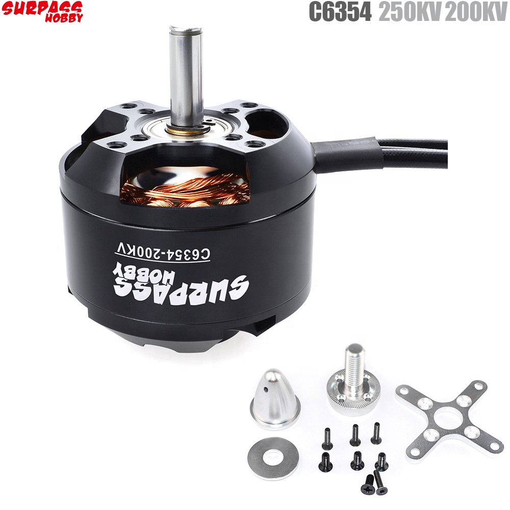 SURPASS HOBBY C6354 6354 250KV - Rc Hobby Airplanes のレビューと価格