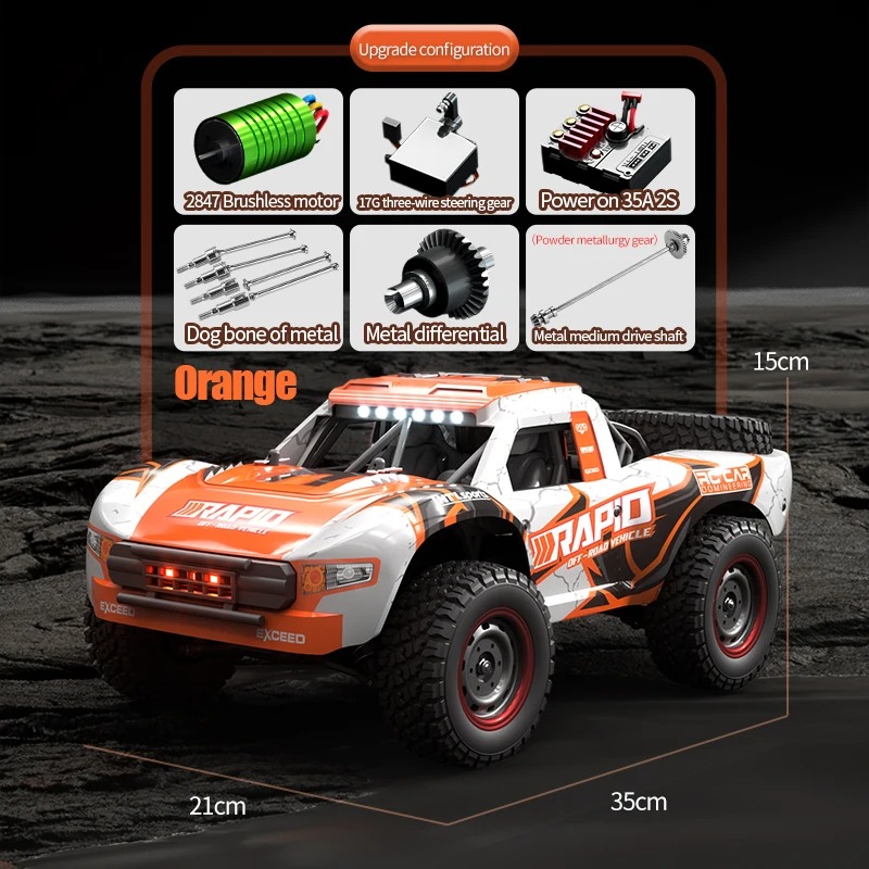 JJRC Q130 1:16 70 キロ/h 4WD RC  - Rc Hobby Pro のレビューと価格