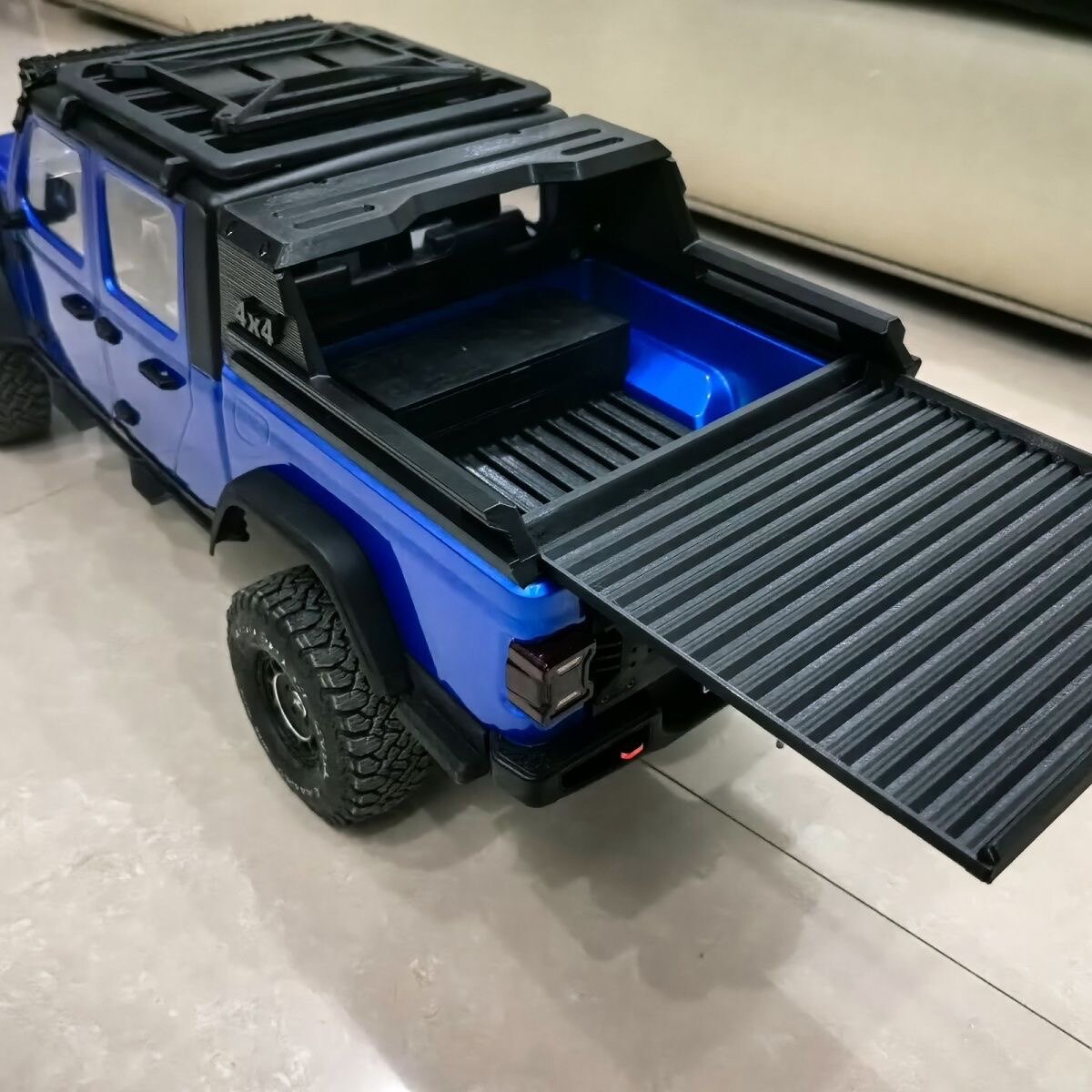 RC 格納式リアベッド RLAARLO JK07 モジュラー - Rc Hobby Crawler のレビューと価格