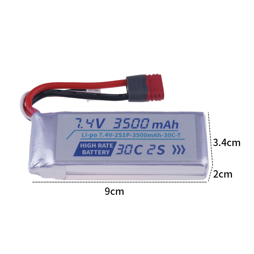 3500mAh 30C 7.4V 11.1V リポバッテリー - Rc Hobby Airplanes のレビューと価格