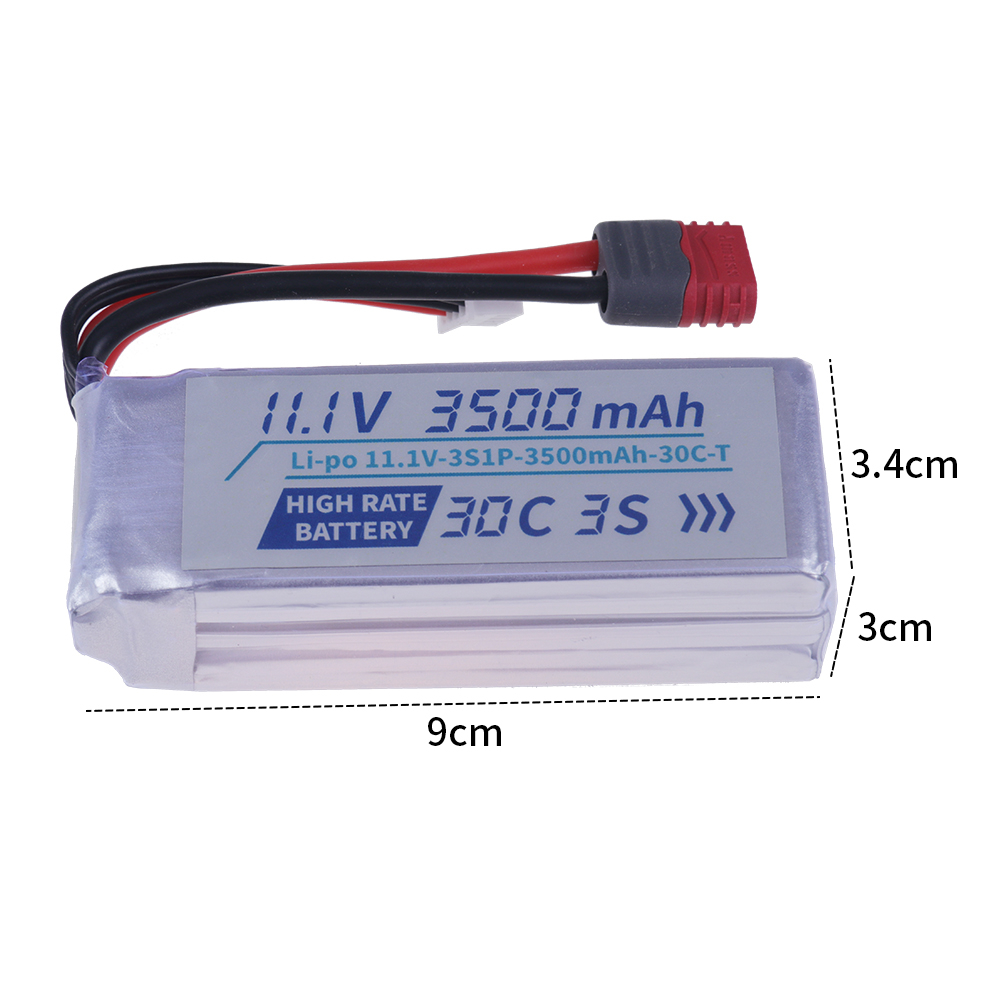 3500mAh 30C 7.4V 11.1V リポバッテリー - Rc Hobby Airplanes のレビューと価格
